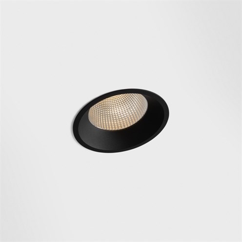 Modular+Smart Lotis Recessed 160 1x LED 16.3/49.5W 1872/4731lm 500/1400mA 3000K CRI>90 40°, IP55, süvisvalgusti, must, liiteseadmeta